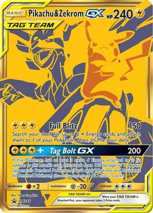 Image of Pikachu & Zekrom GX SM248  - Holofoil SM Promos - Promo