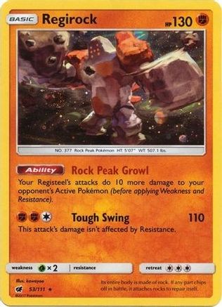 Image of Regirock 053/111  - Holofoil SM Promos - Promo