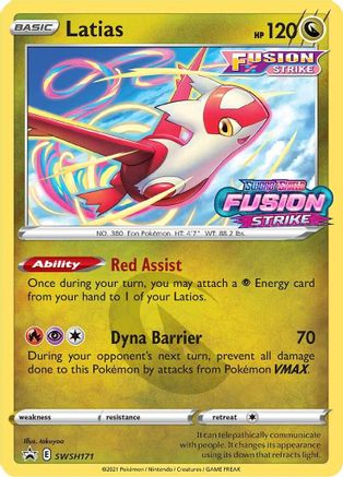 Image of Latias SWSH171  - Holofoil SWSH Sword & Shield Promo Cards - Promo