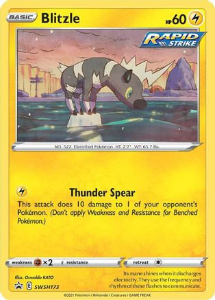 Image of Blitzle SWSH173  - Holofoil SWSH Sword & Shield Promo Cards - Promo