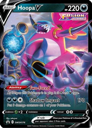 Image of Hoopa V SWSH176  - Holofoil SWSH Sword & Shield Promo Cards - Promo