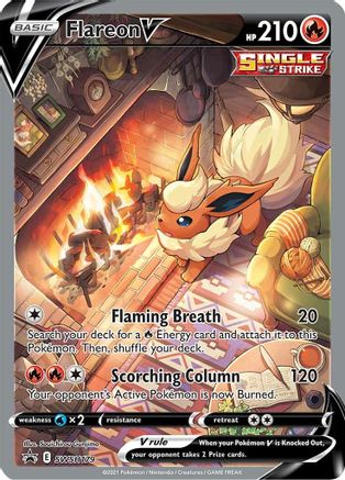 Image of Flareon V SWSH179  - Holofoil SWSH Sword & Shield Promo Cards - Promo