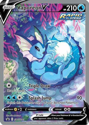 Image of Vaporeon V SWSH181  - Holofoil SWSH Sword & Shield Promo Cards - Promo
