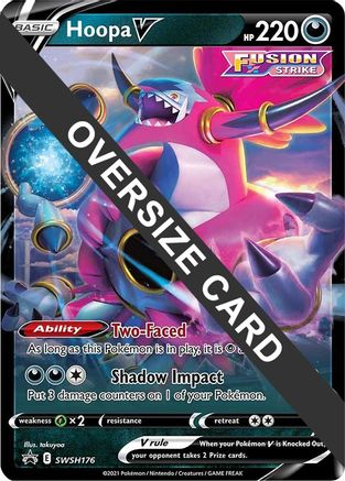 Image of Hoopa V SWSH176  - Holofoil Jumbo Cards - Promo