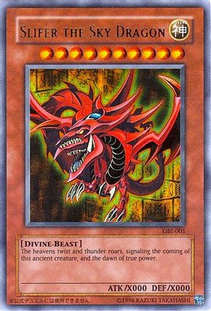 Image of Slifer the Sky Dragon (Ultra Rare) (GBI-001) - Yu-Gi-Oh! Duel Monsters International: Worldwide Edition Limited