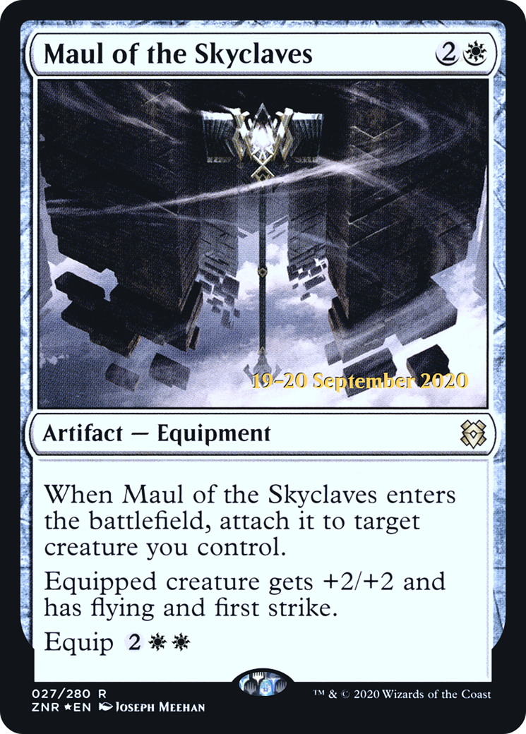 Image of Maul of the Skyclaves (PRE-027) - Zendikar Rising Promos Foil