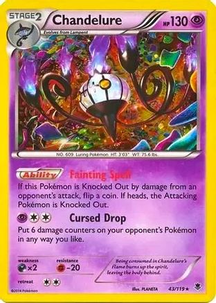 Image of Chandelure 043/119  - Holofoil Blister Exclusives - Promo