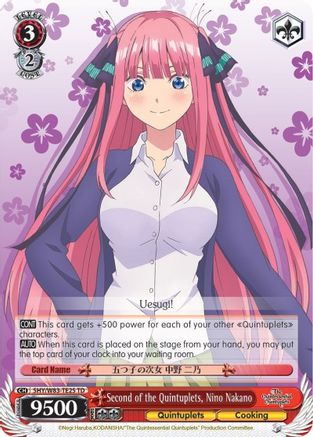Image of Second of the Quintuplets, Nino Nakano (5HY/W83-TE25 TD) - The Quintessential Quintuplets
