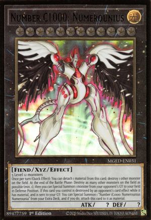 Image of Number C1000: Numerounius (MGED-EN031) - Maximum Gold: El Dorado 1st Edition