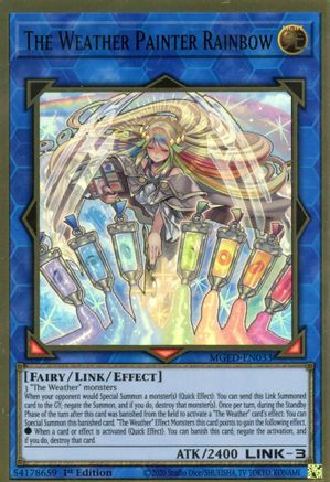 Image of The Weather Painter Rainbow (MGED-EN033) - Maximum Gold: El Dorado 1st Edition
