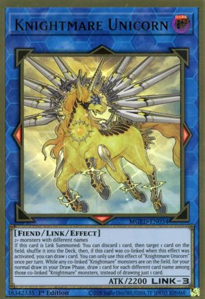 Image of Knightmare Unicorn (MGED-EN034) - Maximum Gold: El Dorado 1st Edition