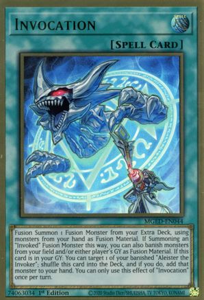 Image of Invocation (MGED-EN044) - Maximum Gold: El Dorado 1st Edition