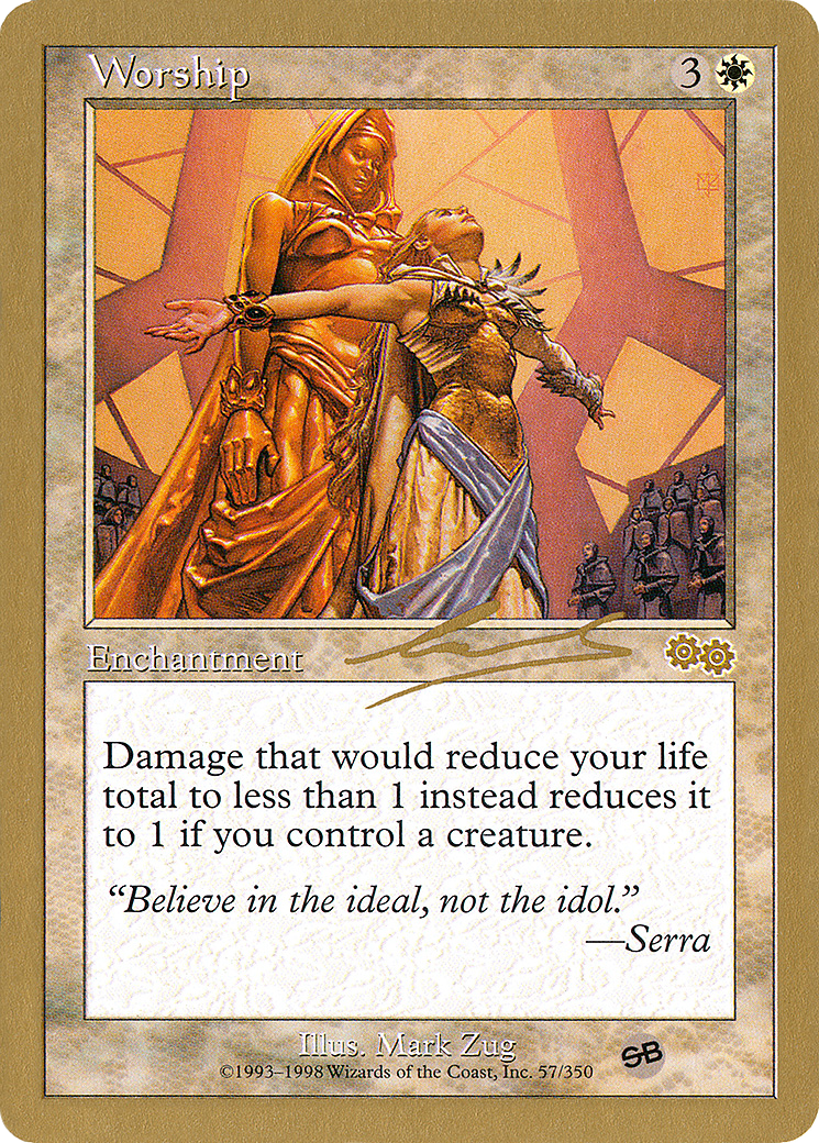 Image of Worship - 2000 Nicolas Labarre (USG) (SB) (WCD-) - World Championship Decks 2000