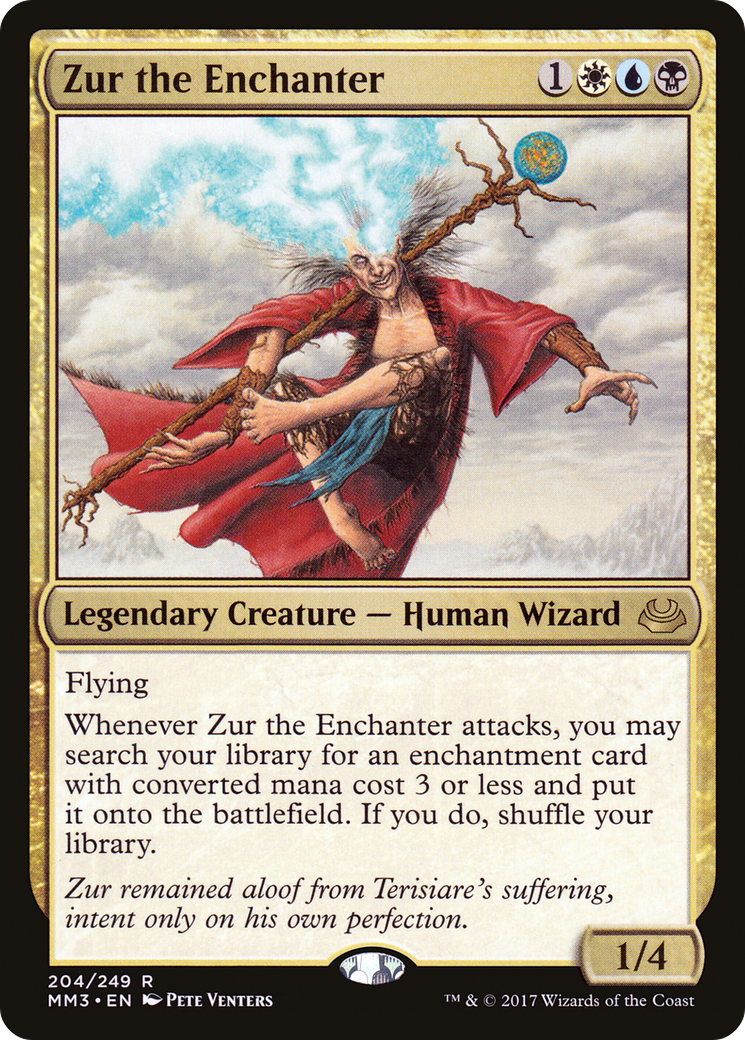 Image of Zur the Enchanter (MM3-204) - Modern Masters 2017 Foil