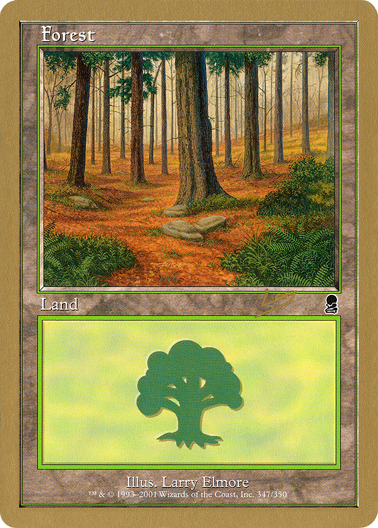 Image of Forest (347) - 2002 Raphael Levy (ODY) (WCD-) - World Championship Decks 2002