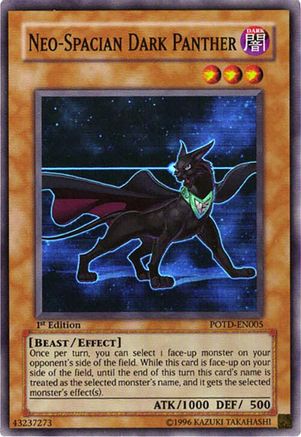 Image of Neo-Spacian Dark Panther (POTD-EN005) - Power of the Duelist 1st Edition