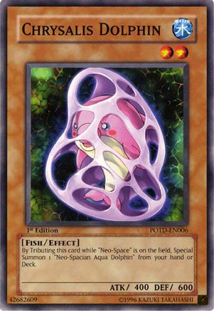 Image of Chrysalis Dolphin (POTD-EN006) - Power of the Duelist 1st Edition