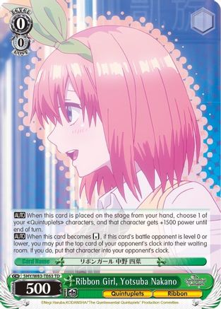 Image of Ribbon Girl, Yotsuba Nakano (5HY/W83-TE63 TD) - The Quintessential Quintuplets