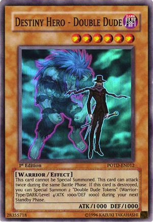 Image of Destiny Hero - Double Dude (POTD-EN012) - Power of the Duelist 1st Edition