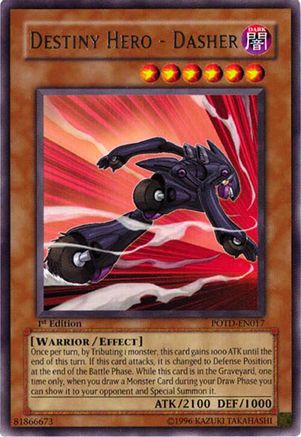 Image of Destiny Hero - Dasher (POTD-EN017) - Power of the Duelist Unlimited