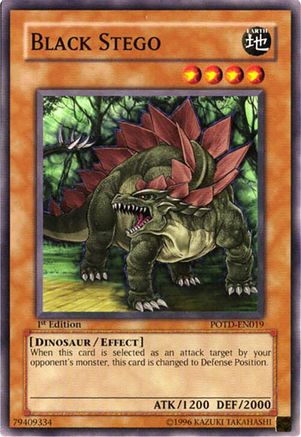 Image of Black Stego (POTD-EN019) - Power of the Duelist 1st Edition
