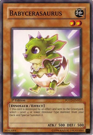 Image of Babycerasaurus (POTD-EN022) - Power of the Duelist Unlimited