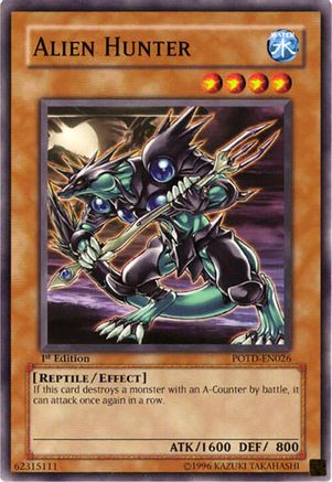 Image of Alien Hunter (POTD-EN026) - Power of the Duelist 1st Edition