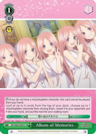 Image of Album of Memories (5HY/W83-E059 U) - The Quintessential Quintuplets