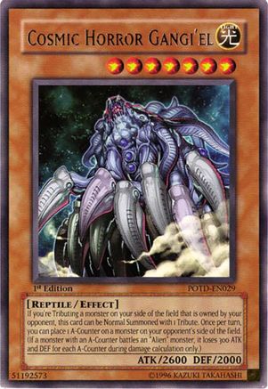 Image of Cosmic Horror Gangi'el (POTD-EN029) - Power of the Duelist Unlimited