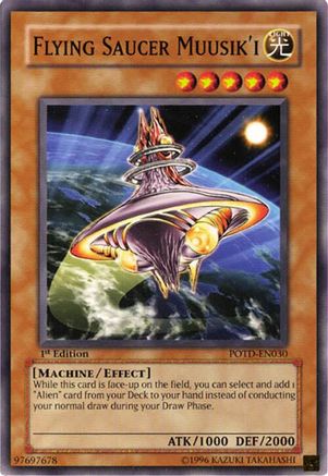 Image of Flying Saucer Muusik'i (POTD-EN030) - Power of the Duelist 1st Edition