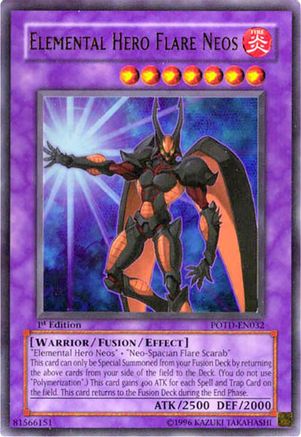 Image of Elemental Hero Flare Neos (POTD-EN032) - Power of the Duelist 1st Edition