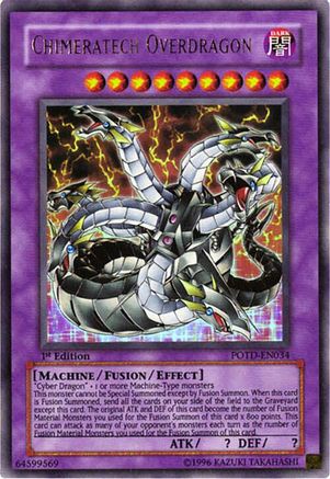 Image of Chimeratech Overdragon (POTD-EN034) - Power of the Duelist 1st Edition