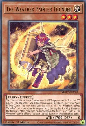 Image of The Weather Painter Thunder (MGED-EN097) - Maximum Gold: El Dorado 1st Edition