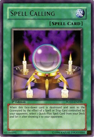 Image of Spell Calling (POTD-EN039) - Power of the Duelist 1st Edition