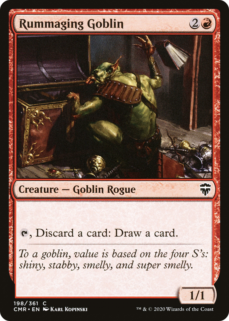 Image of Rummaging Goblin (CMR-198) - Commander Legends