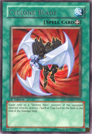 Image of Cyclone Blade (POTD-EN043) - Power of the Duelist 1st Edition
