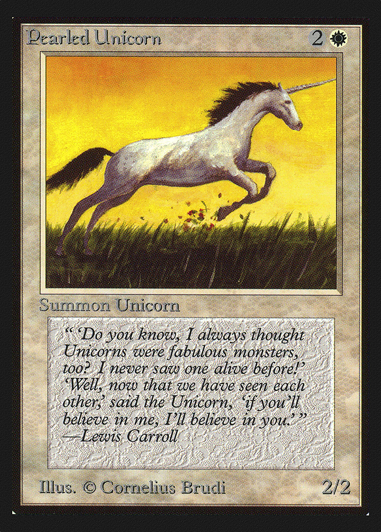 Image of Pearled Unicorn (IE) (IED-) - Intl. Collectors' Edition
