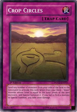 Image of Crop Circles (POTD-EN051) - Power of the Duelist 1st Edition