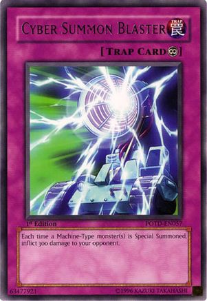 Image of Cyber Summon Blaster (POTD-EN057) - Power of the Duelist 1st Edition