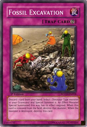 Image of Fossil Excavation (POTD-EN058) - Power of the Duelist 1st Edition