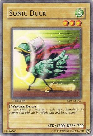 Image of Sonic Duck (SD8-EN003) - Structure Deck: Lord of the Storm Unlimited