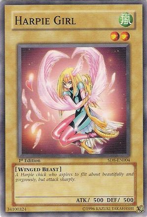 Image of Harpie Girl (SD8-EN004) - Structure Deck: Lord of the Storm 1st Edition