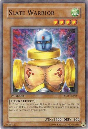 Image of Slate Warrior (SD8-EN005) - Structure Deck: Lord of the Storm Unlimited