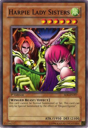 Image of Harpie Lady Sisters (SD8-EN007) - Structure Deck: Lord of the Storm 1st Edition