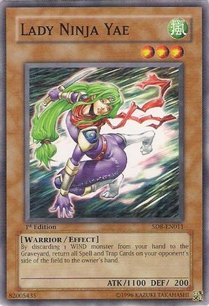 Image of Lady Ninja Yae (SD8-EN011) - Structure Deck: Lord of the Storm Unlimited