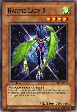 Image of Harpie Lady 3 (SD8-EN015) - Structure Deck: Lord of the Storm Unlimited