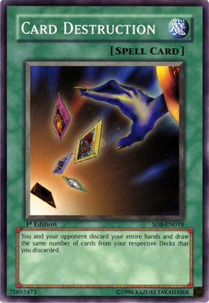 Image of Card Destruction (SD8-EN018) - Structure Deck: Lord of the Storm 1st Edition