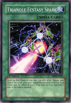 Image of Triangle Ecstasy Spark (SD8-EN025) - Structure Deck: Lord of the Storm 1st Edition