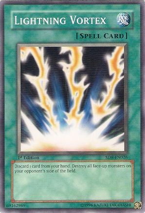 Image of Lightning Vortex (SD8-EN026) - Structure Deck: Lord of the Storm 1st Edition