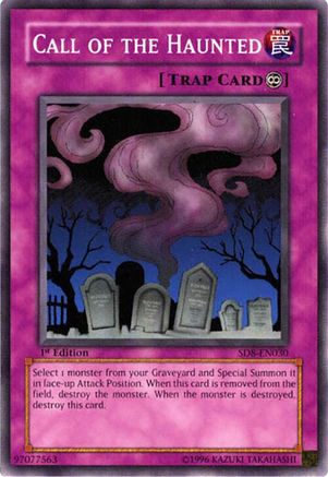 Image of Call of the Haunted (SD8-EN030) - Structure Deck: Lord of the Storm Unlimited